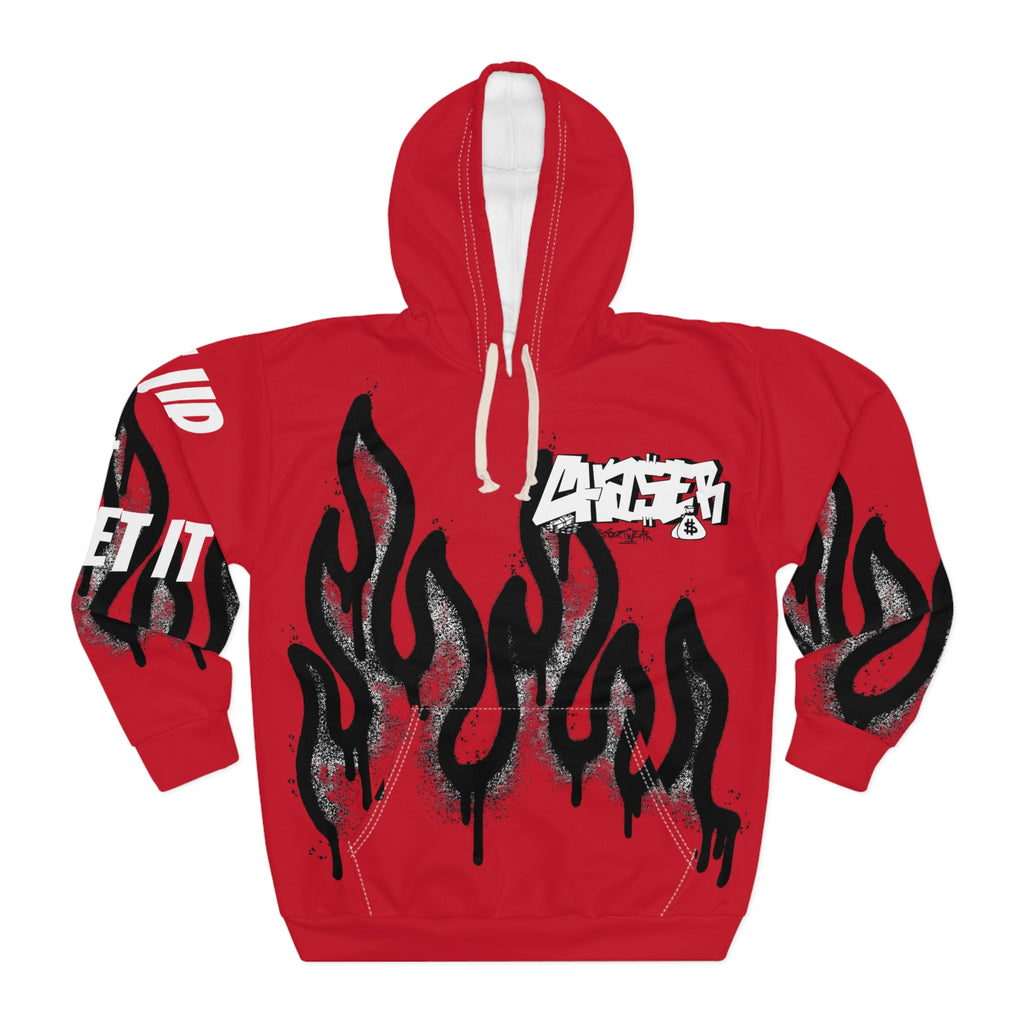 FLAME$ Pullover Hoodie (AOP)